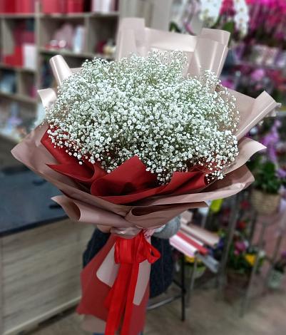 Букет цветов из: Гипсофила в Кедровом Красноярского края