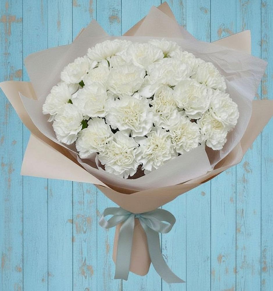 Букет цветов из: Гвоздики в Кедровом Красноярского края