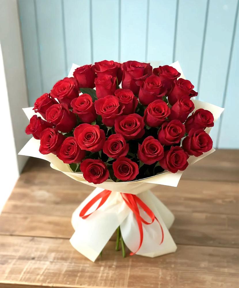 Букет 29 Красных роз в Кедровом Красноярского края
