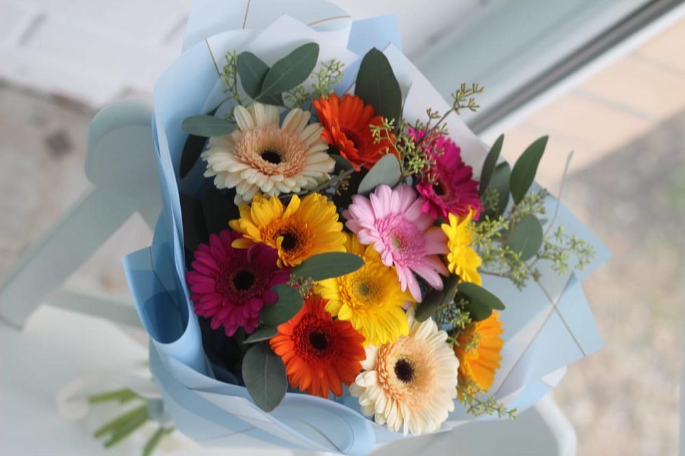 Букет цветов из: Герберы в Кедровом Красноярского края