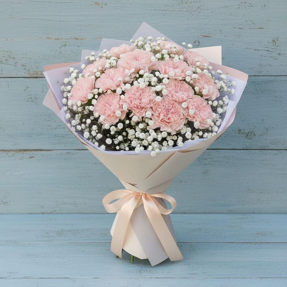 Букет цветов из: Гвоздики в Кедровом Красноярского края