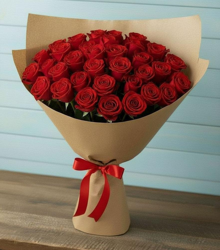 Букет Красные розы Милано в Кедровом Красноярского края