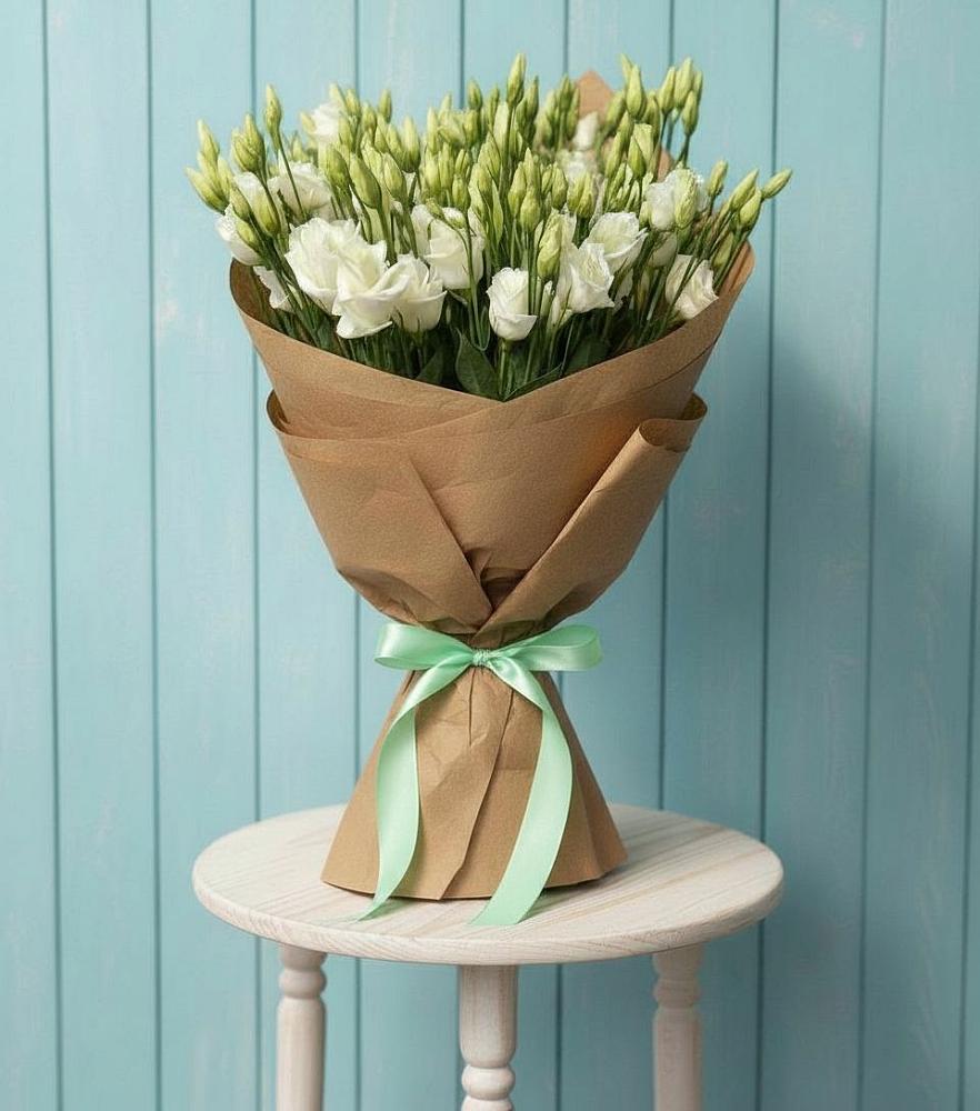 Букет цветов из: Лизиантусы в Кедровом Красноярского края