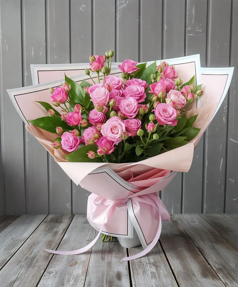 Букет Розовый кустик в Кедровом Красноярского края