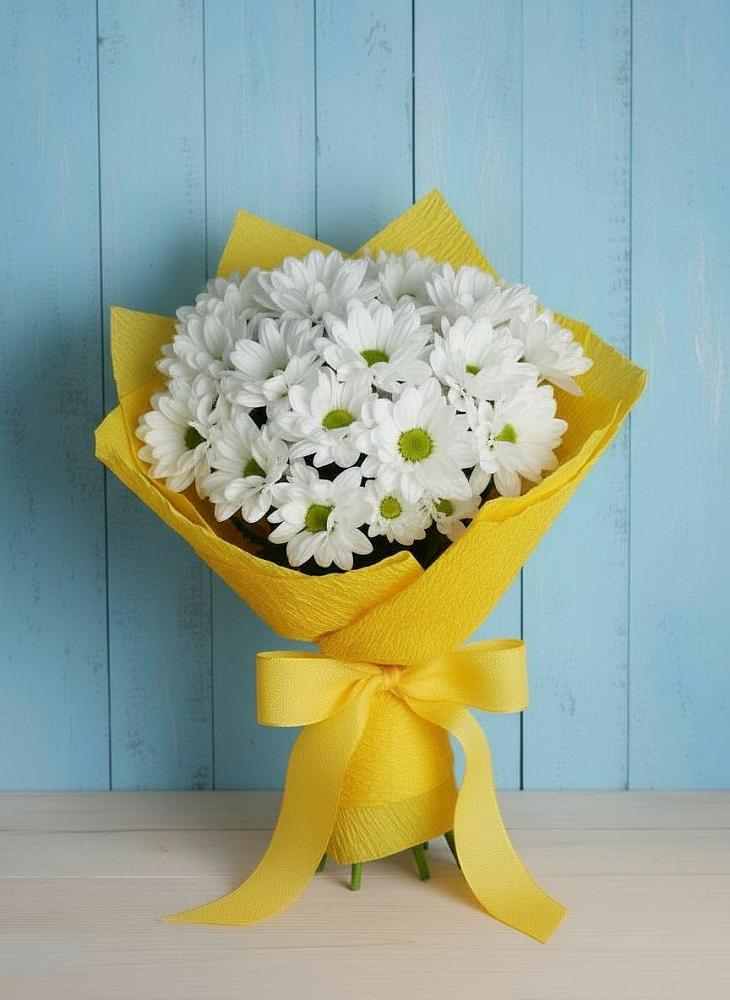 Букет цветов из: Хризантемы в Кедровом Красноярского края