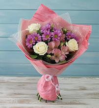 Букет цветов из:  Герберы в Кедровом Красноярского края