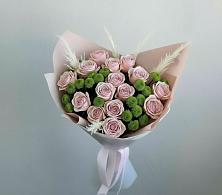 Букет цветов из:  Розы и Хризантемы в Кедровом Красноярского края