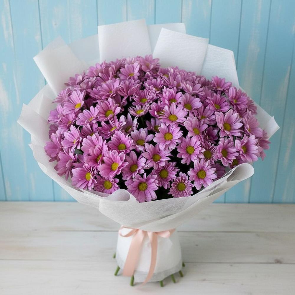 Букет цветов из: Хризантемы в Кедровом Красноярского края