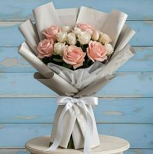 Букет цветов из:  Розы в Кедровом Красноярского края