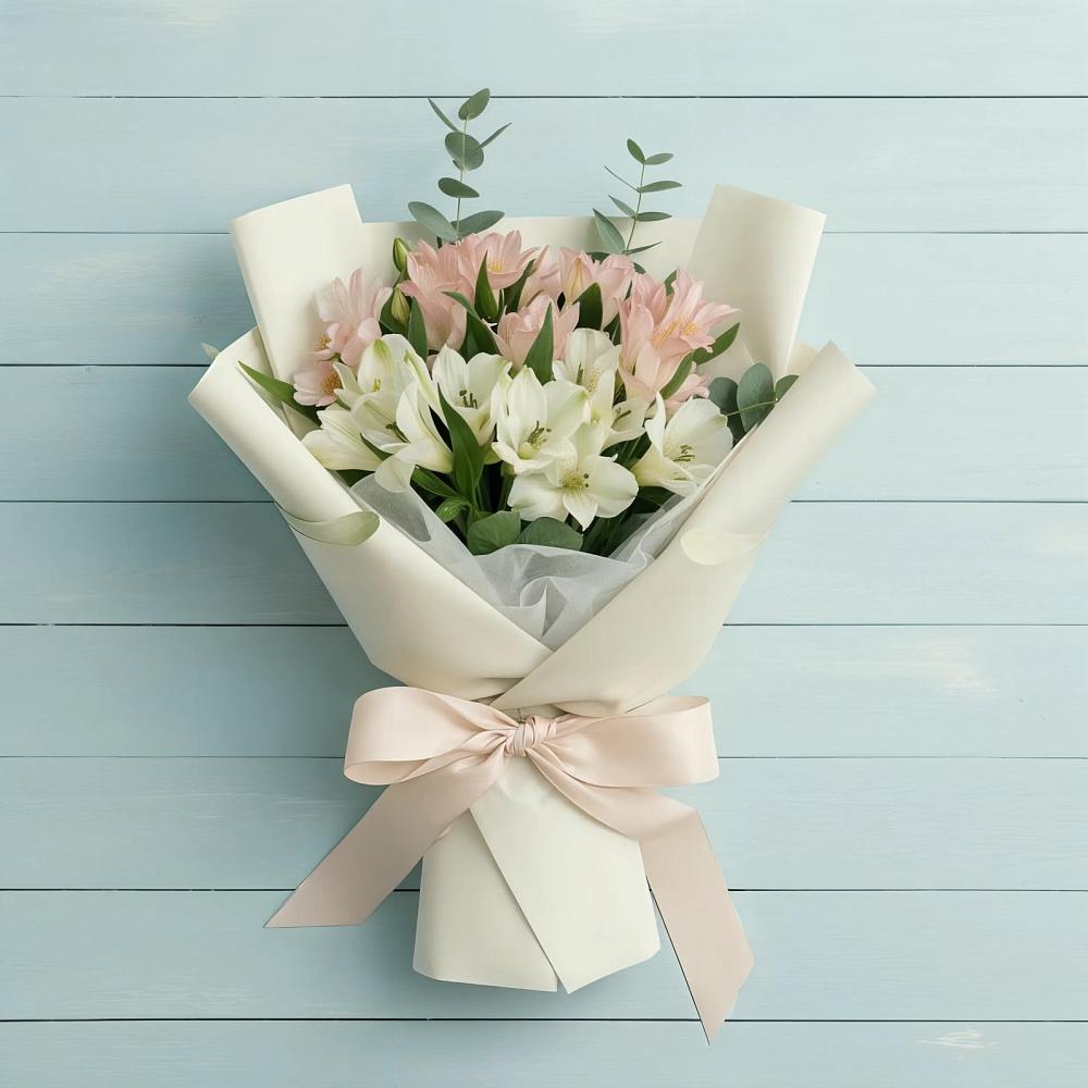 Букет цветов из: Альстромерии в Кедровом Красноярского края