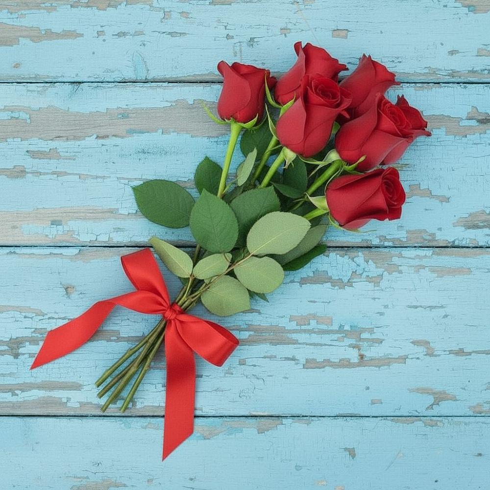 Букет Красные розы в Кедровом Красноярского края