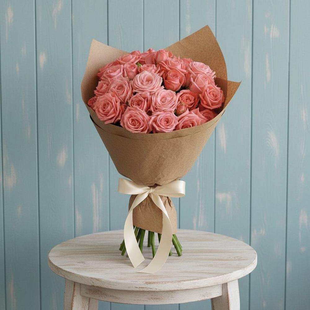 Букет цветов из: Розы в Кедровом Красноярского края