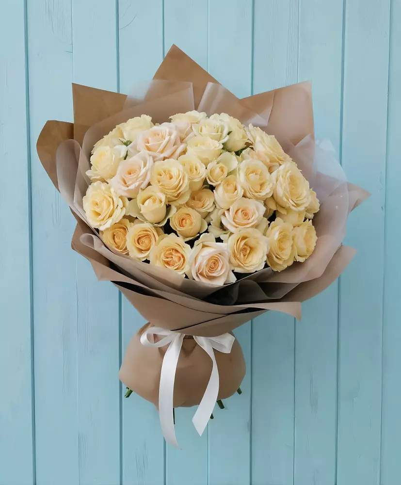 Букет Кремовое облако в Кедровом Красноярского края