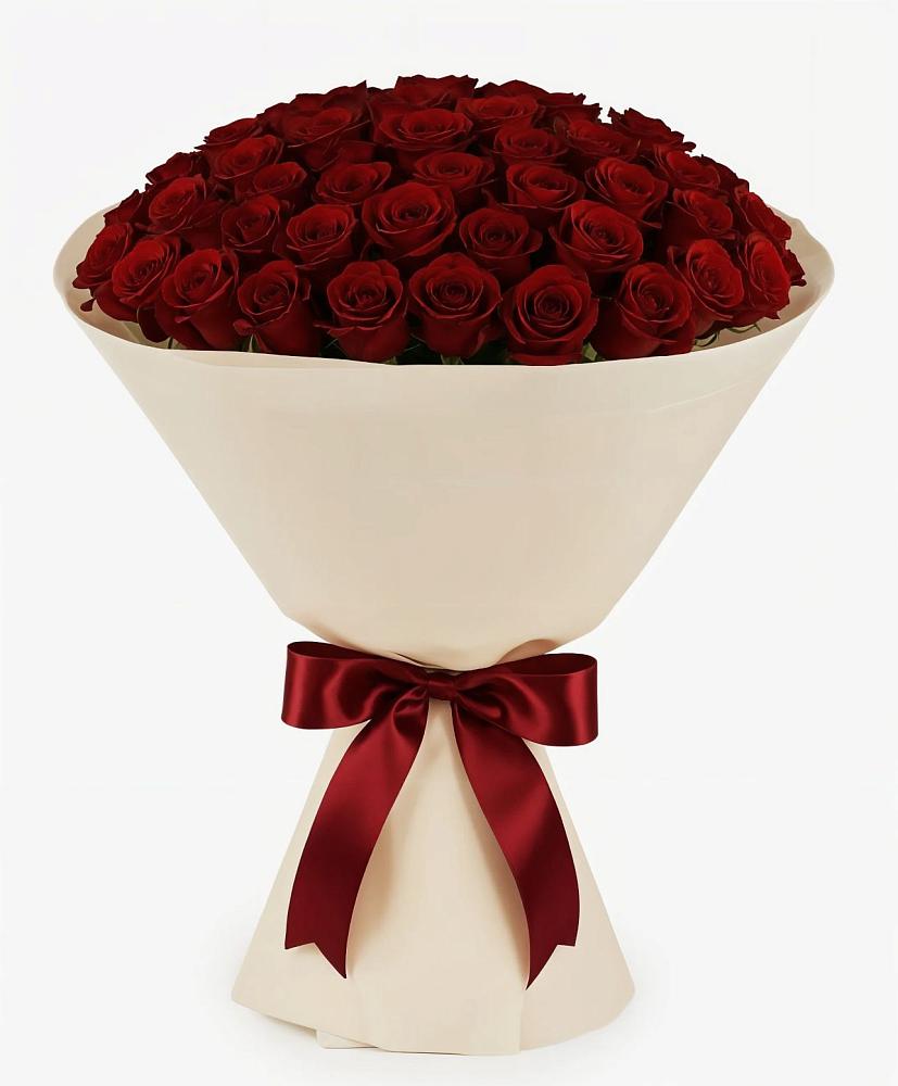 Букет 101 Бордовая роза Блэк Бакарра в Кедровом Красноярского края