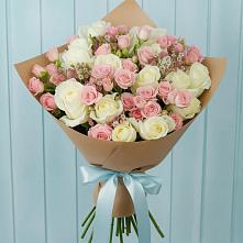 Букет цветов из:  Розы в Кедровом Красноярского края